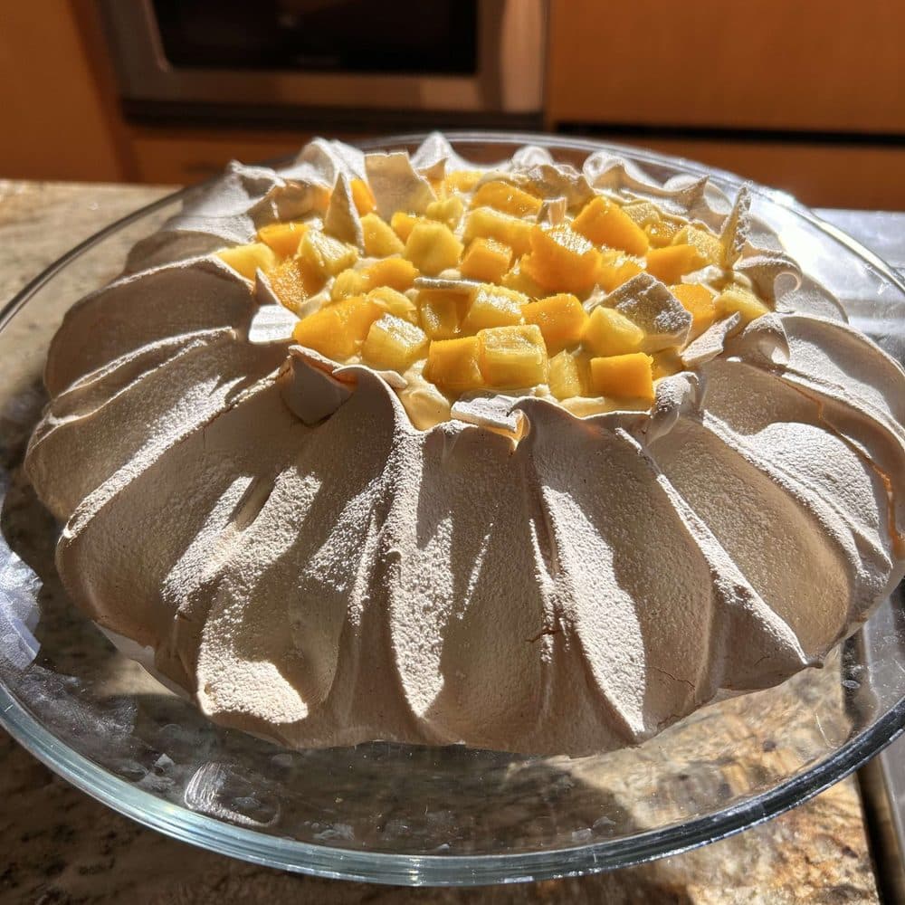 Mango & Pineapple Pavlova