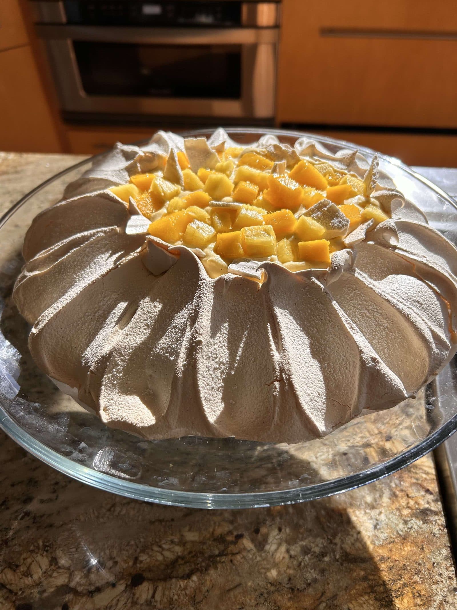 Mango & Pineapple Pavlova