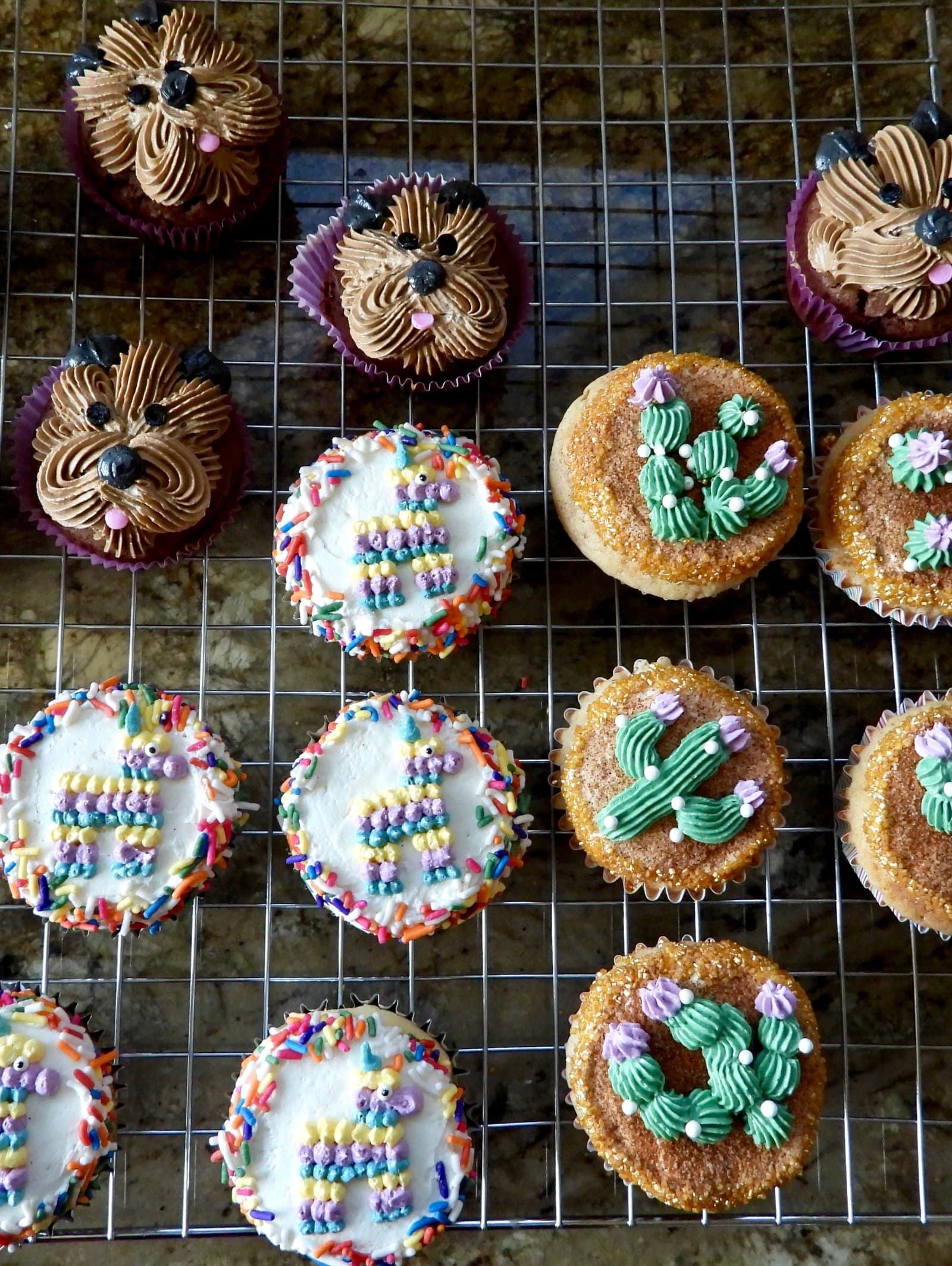 Themed Party Cupcakes